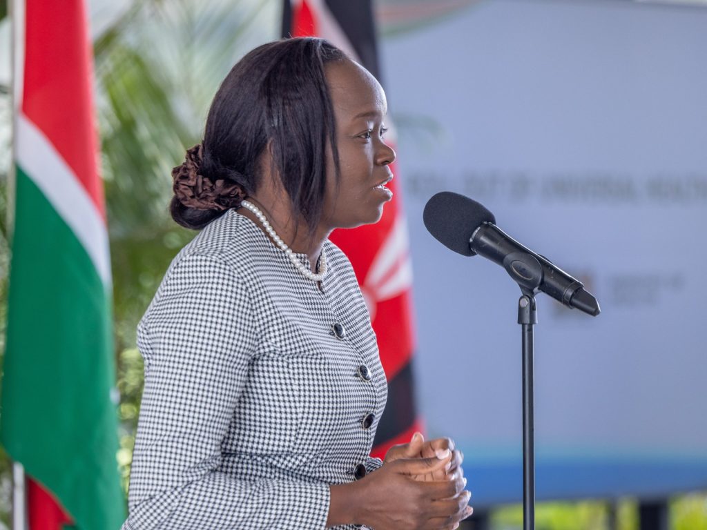 Health CS Deborah Barasa. PHOTO/@willliamsRuto/X