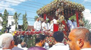 Residents of Mombasa got a taste of an Indian funeral process. PHOTO/PRINT