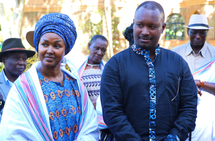 Gideon Moi's son David Kimoi waiting on his bride. PHOTO/@MoiGideon/X
