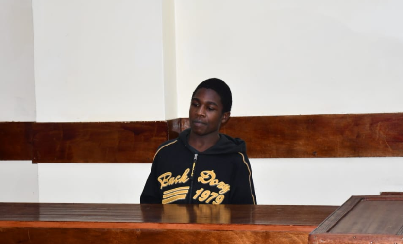 19-year-old Nakuru murder suspect Ezekiel Sakwa Mwangi, also known as Kwame