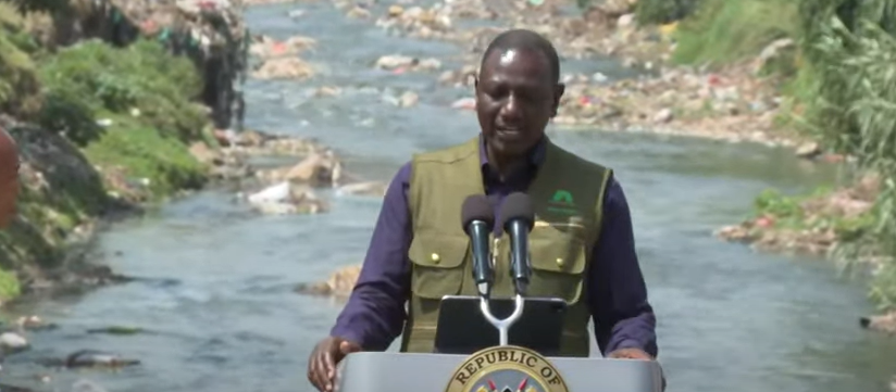 President William Ruto speaking in Korogocho on Thursday, September 12, 2024. PHOTO/ Screengrab by K24 Digital