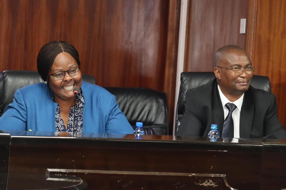 National Employment Agency (NEA) officials during a meeting with Committee on Diaspora Affairs and Migrant Workers on Wednesday September 4, 2024. PHOTO/https://www.facebook.com/ParliamentKE