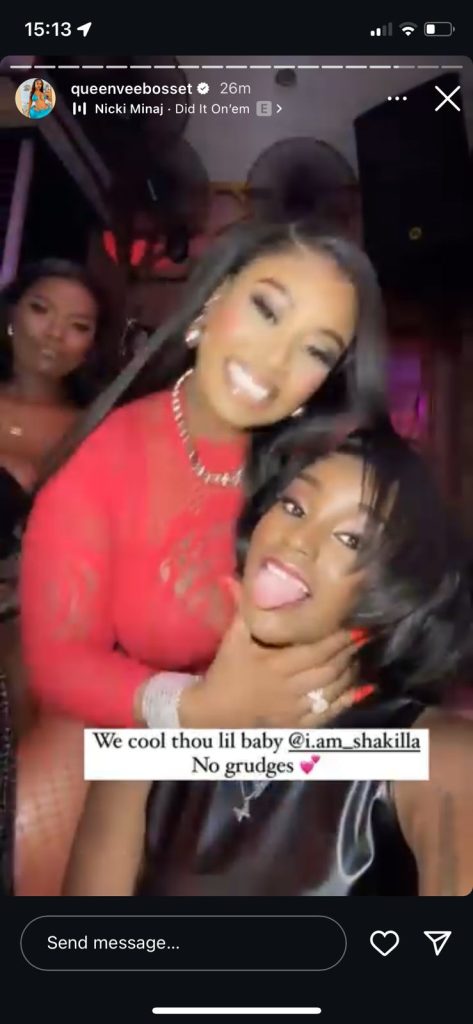 Vera Sidika and Shakila partying together. PHOTO/Screengrab by K24 Digital