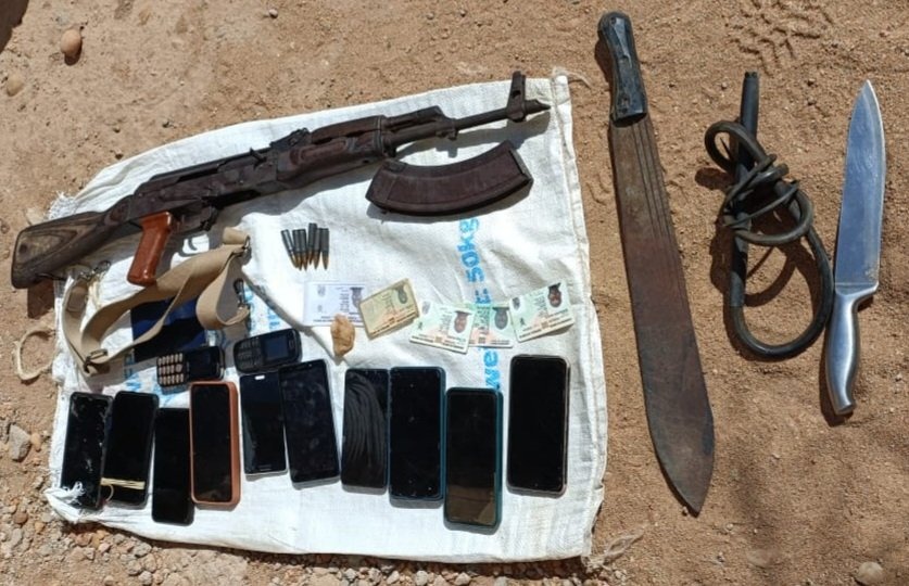 Some items recovered by DCI officers following a raid. PHOTO/@DCI_Kenya/X