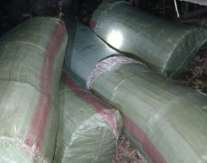 Sacks containing bhang intercepted by police. PHOTO/@DCI_Kenya/X