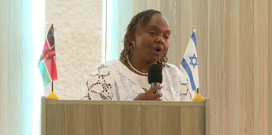 Pastor Dorcas Rigathi speaking on Sunday October 6, 2024. PHOTO/ Screengrab by K24 Digital/https://www.facebook.com/DPGachagua