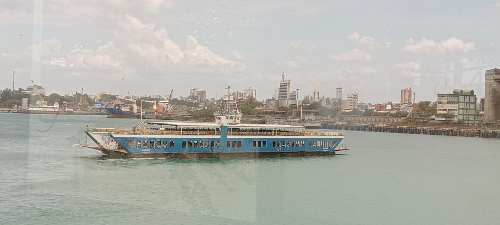 A ferry at the Likoni crossing channel. PHOTO/@FerryKenya/X