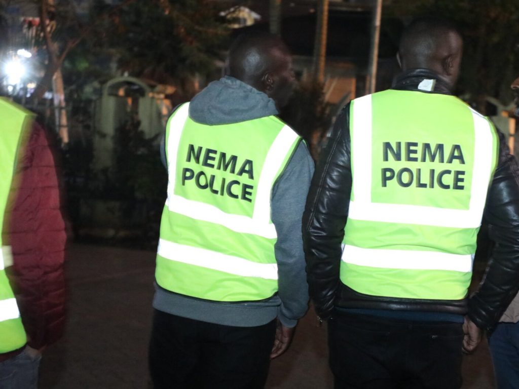 NEMA's environmental inspectors undertaking surveillance in Nairobi  on Wednesday, October 23,2024. PHOTO/@NemaKenya/X