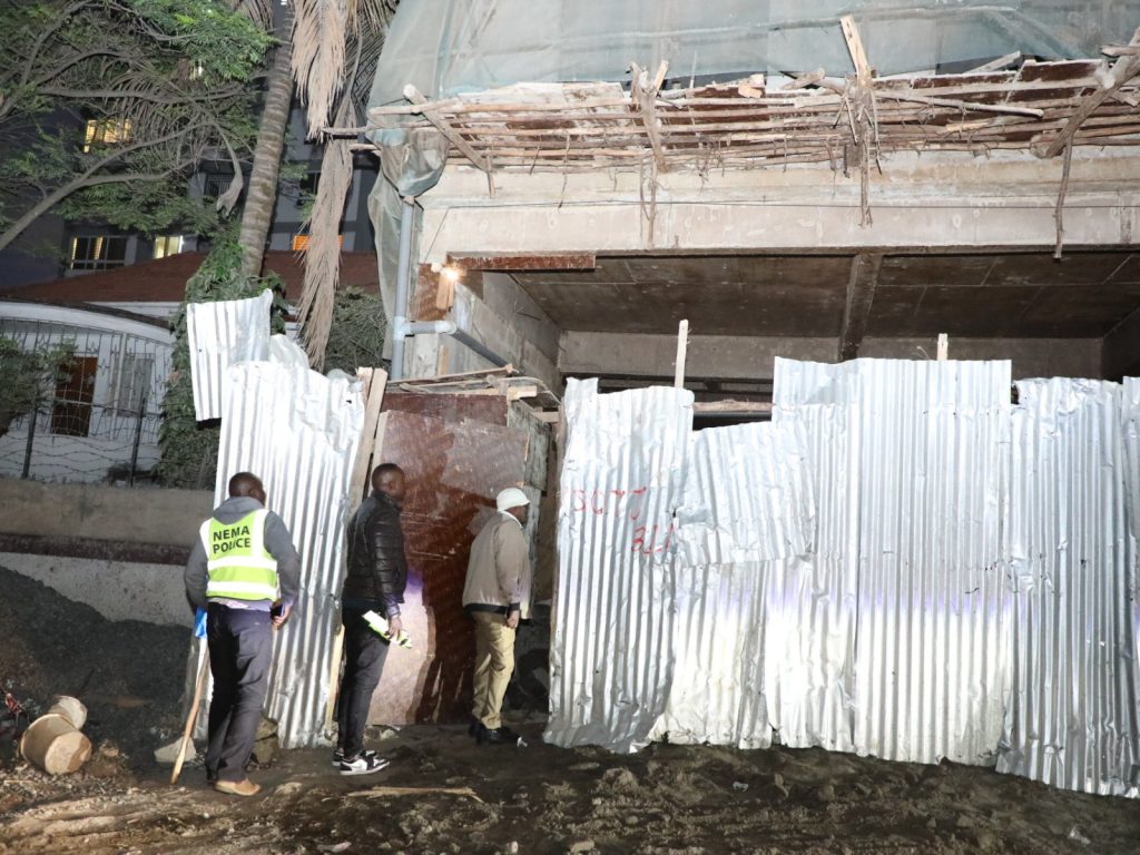 NEMA's environmental inspectors undertaking surveillance in Nairobi on Wednesday, October 23, 2024. PHOTO/@NemaKenya/X