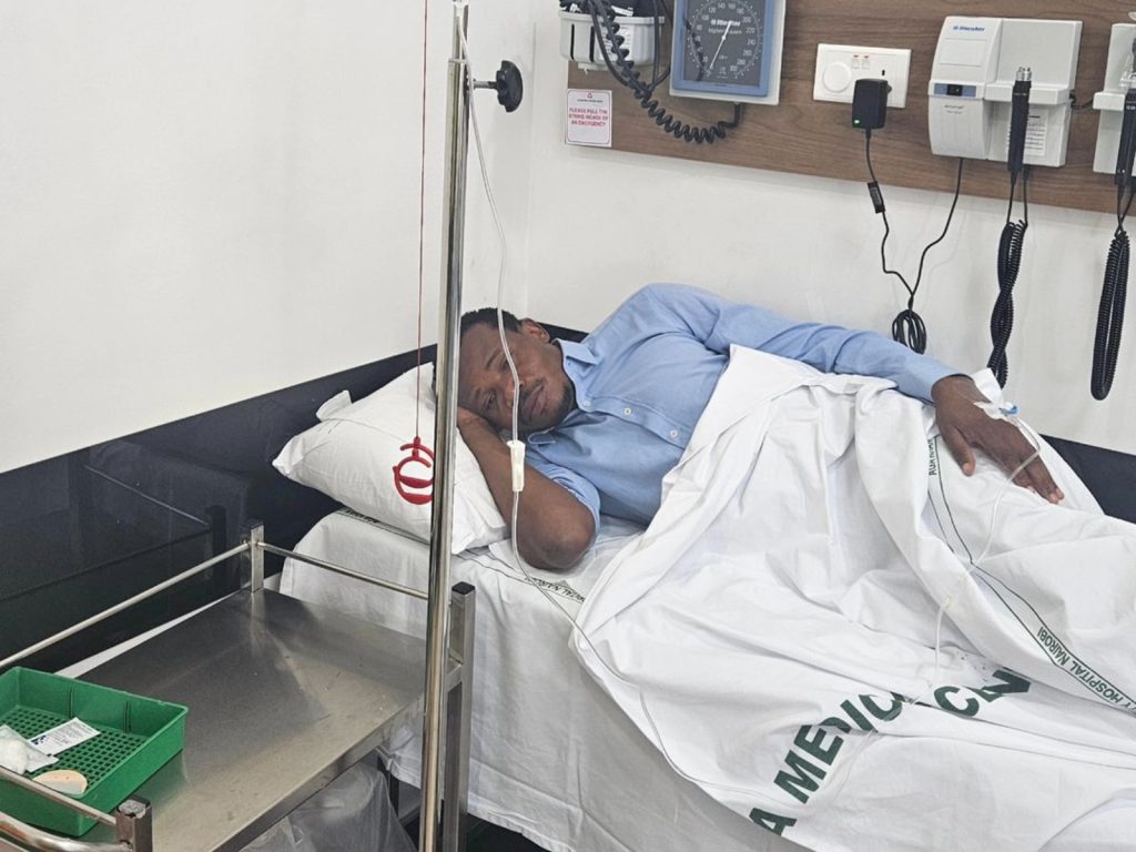 Salasya hospitalised at a Nairobi hospital.