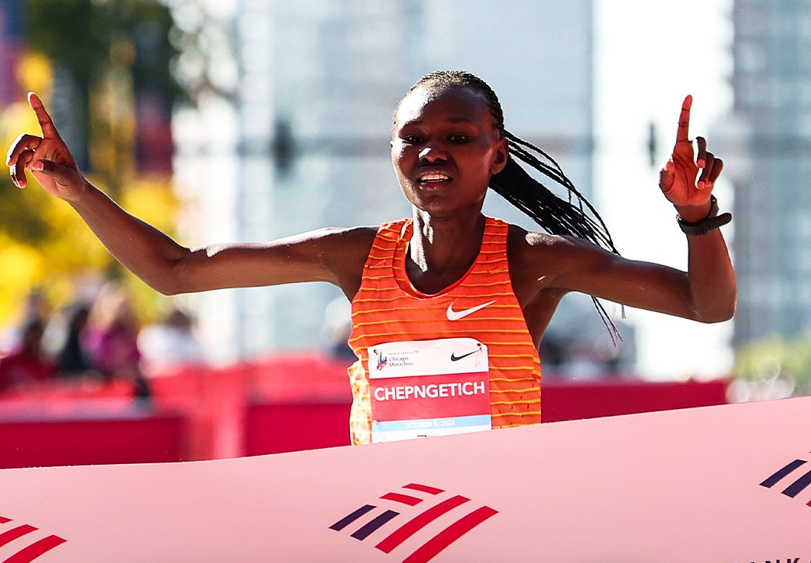 Ruth Chepngetich. PHOTO/@WorldAthletics/X