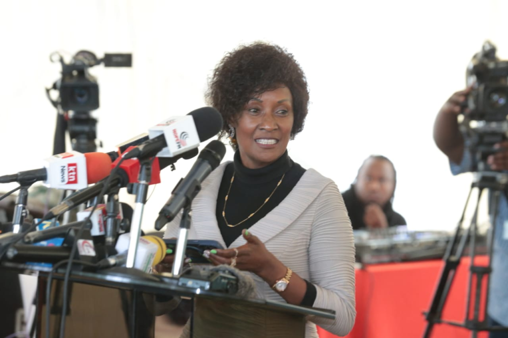 TSC CEO Nancy Macharia.  PHOTO/@TSC_KE/X
