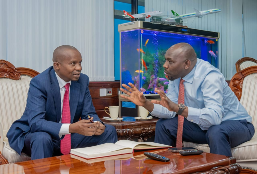 Kipchumba Murkomen with Kithure Kindiki. PHOTO/@kipmurkomen/X