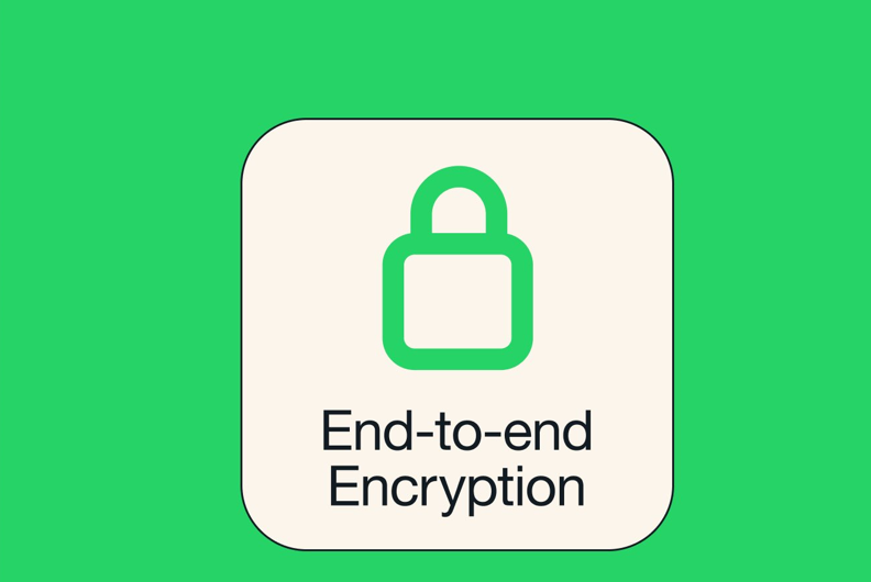 A WhatsApp graphic representation of their data encryption tool. PHOTO/@WhatsApp/X