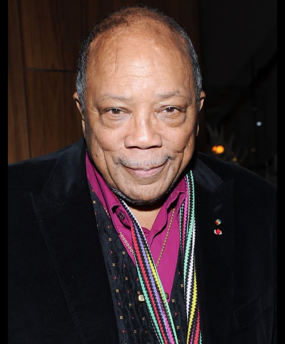 Quincy Jones. PHOTO/@dariusrucker/X