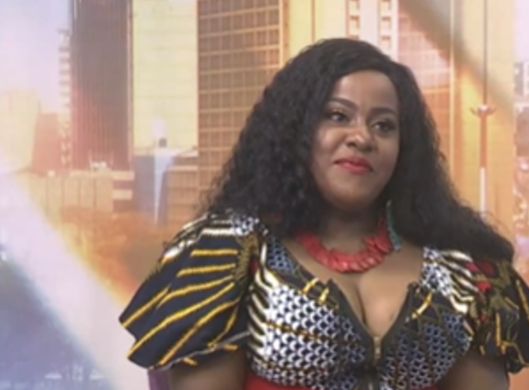 Jamaican singer Etana during an interview at K24 TV on Thursday, December 5, 2024. PHOTO/Screengrab by K24 Digital from video posted on X by @K24Tv