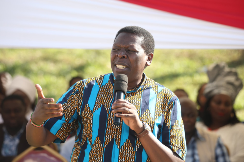 Former Defence Cabinet Secretary and Democratic Action Party Kenya (DAP-K) leader Eugene Wamalwa at a past address. PHOTO/@EugeneLWamalwa/X