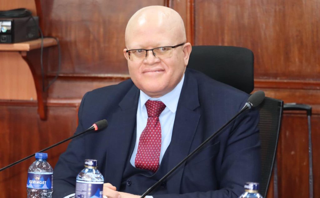 Michael Mbithuka Nzomo during vetting in parliament on Friday, November 22,2024. PHOTO/https://www.facebook.com/ParliamentKE