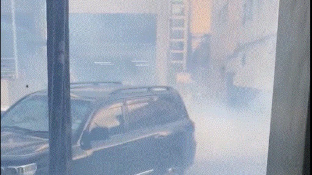 End Femicide protesters tear gassed in Nairobi. PHOTO/screengrab by K24 digitial