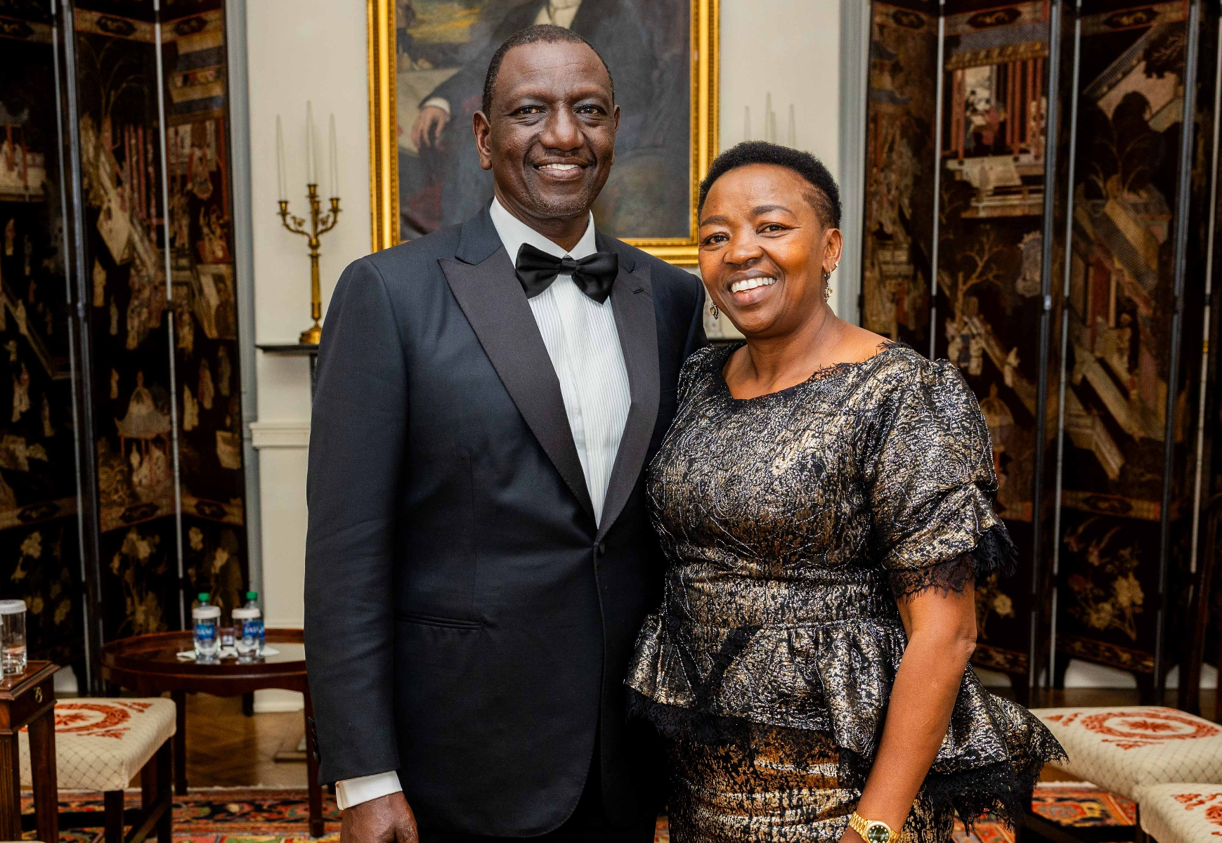 President William Ruto with First Lady Rachel Ruto. PHOTO/@MamaRachelRuto/X