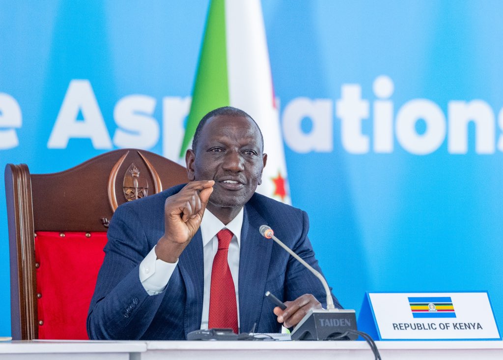 President William Ruto speaks during a past function. PHOTO/@WilliamsRuto/X