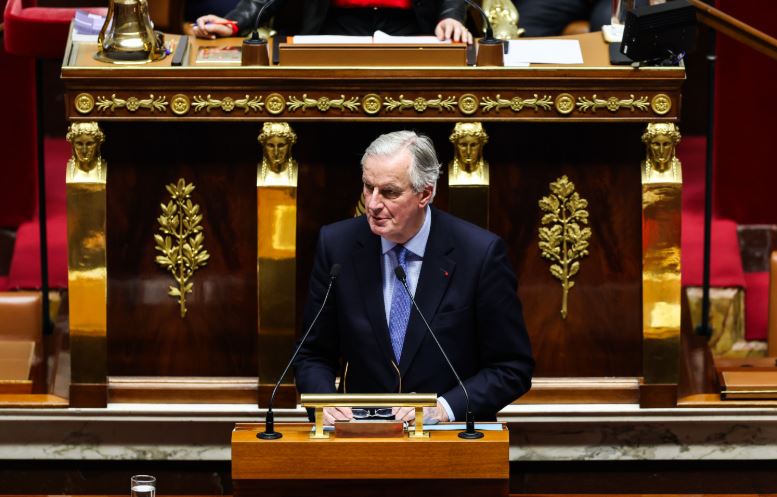 ousted French Prime Minister Michel Barnier speaking on Wednesday December 4, 2024. PHOTO/@MichelBarnier/X