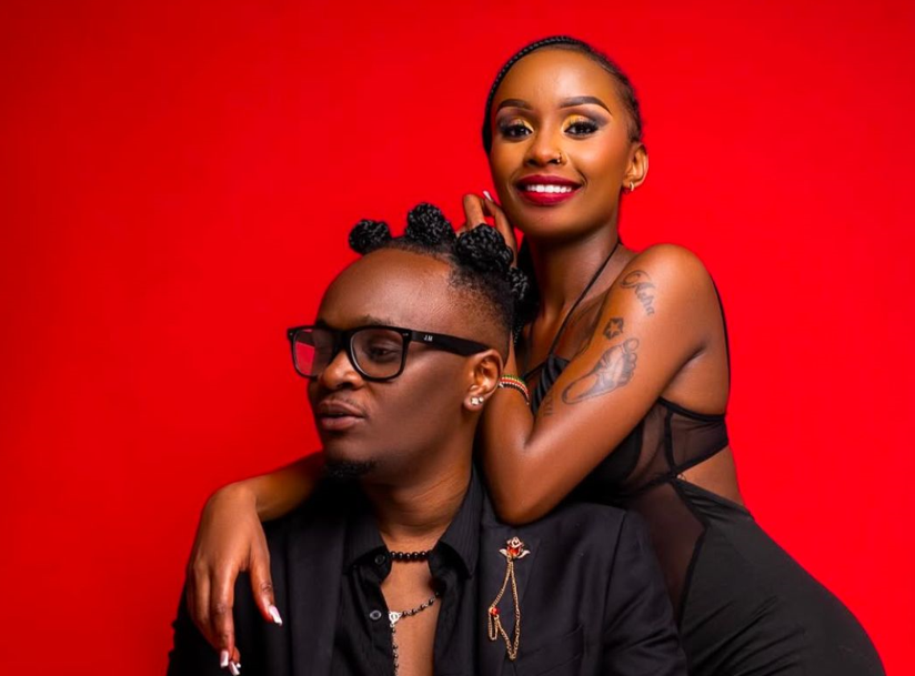 Content creator Goergina Njenga and her new lover YouTuber King Bizzy. PHOTO/@georgina_njenga/Instagram