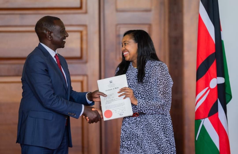 Susan Kihika and William Ruto