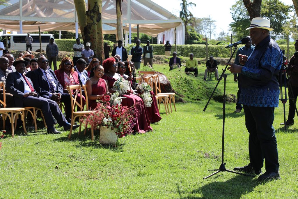 Former President Uhuru Kenyatta speaking on Saturday December 7, 2024. PHOTO/
Kalonzo Musyoka
@skmusyoka/X