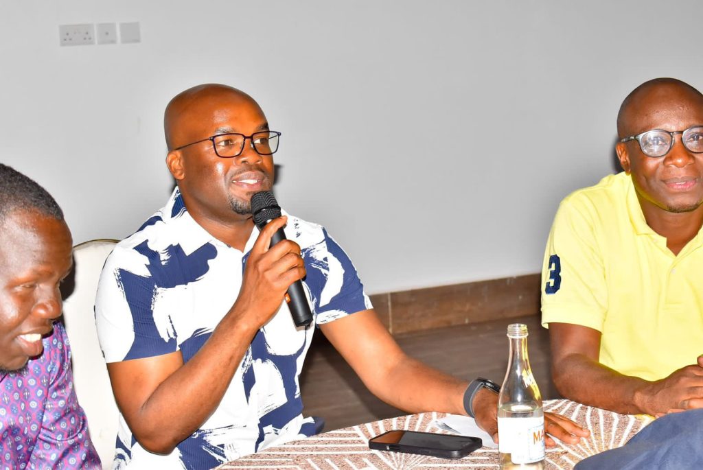 Interior PS Raymond Omollo during his meeting with education sector heads from the Nyanza region. PHOTO/@ray_omollo/X