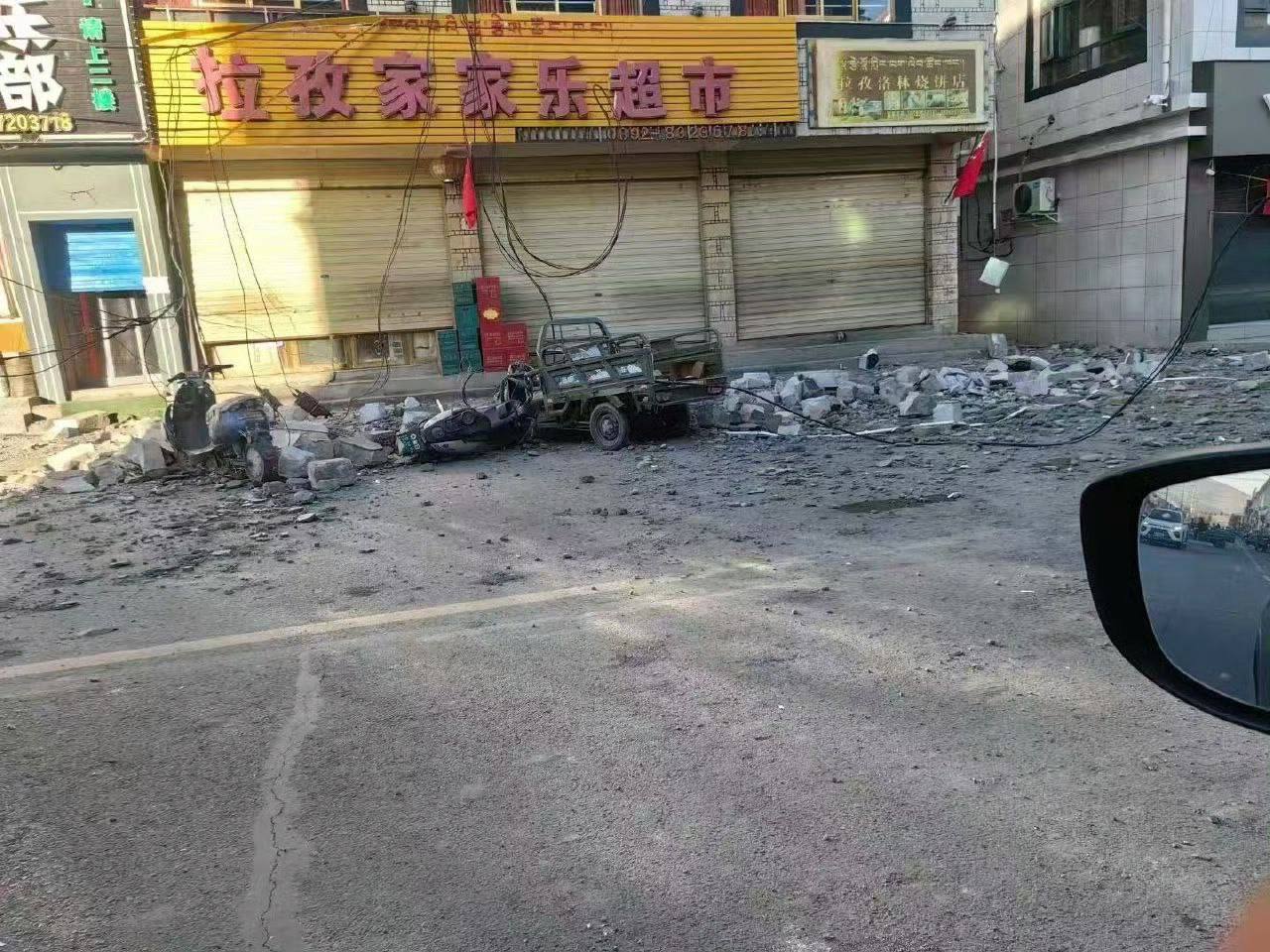 The earthquake that hit Tibet's holy Shigatse city around 09:00 local time (01:00 GMT) had a magnitude of 7.1 and a depth of 10 kilometres. PHOTO/@DD_Geopolitics/X