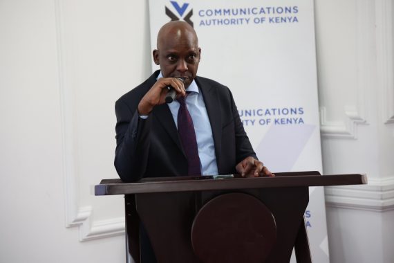 The Communications Authority of Kenya (CA) Director General David Mugonyi. PHOTO/@CA_Kenya/X