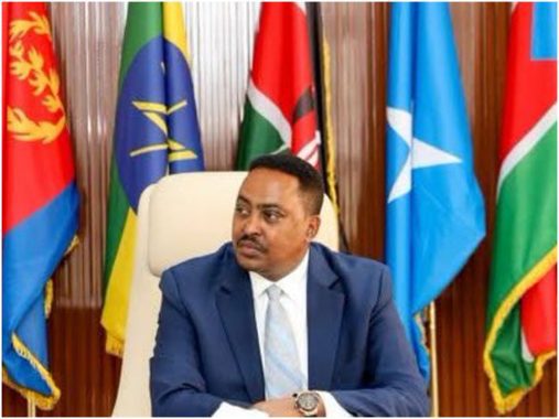 IGAD Executive Secretary Dr Workneh Gebeyehu. PHOTO/@DrWorkneh/X