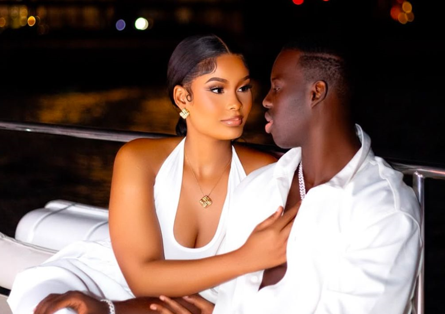 Tanzanian socialite and entrepreneur Hamisa Mobetto and her Burkinabe footballer husband Stephane Aziz Ki