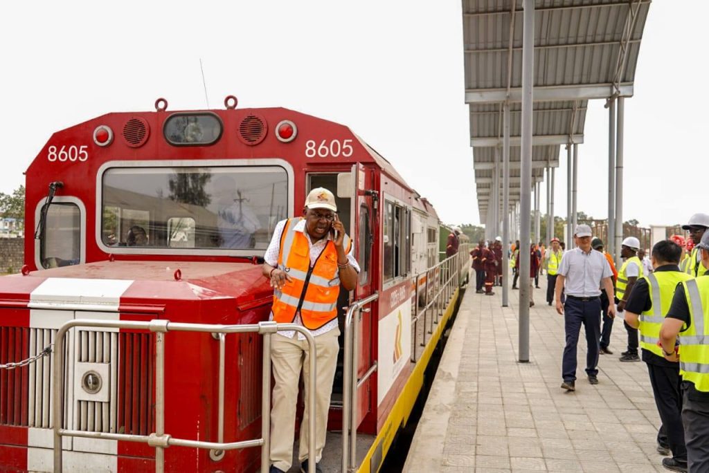 Kenya Railways line set to link between SGR Mombasa Terminus and CBD. PHOTO/@KenyaRailways_/X