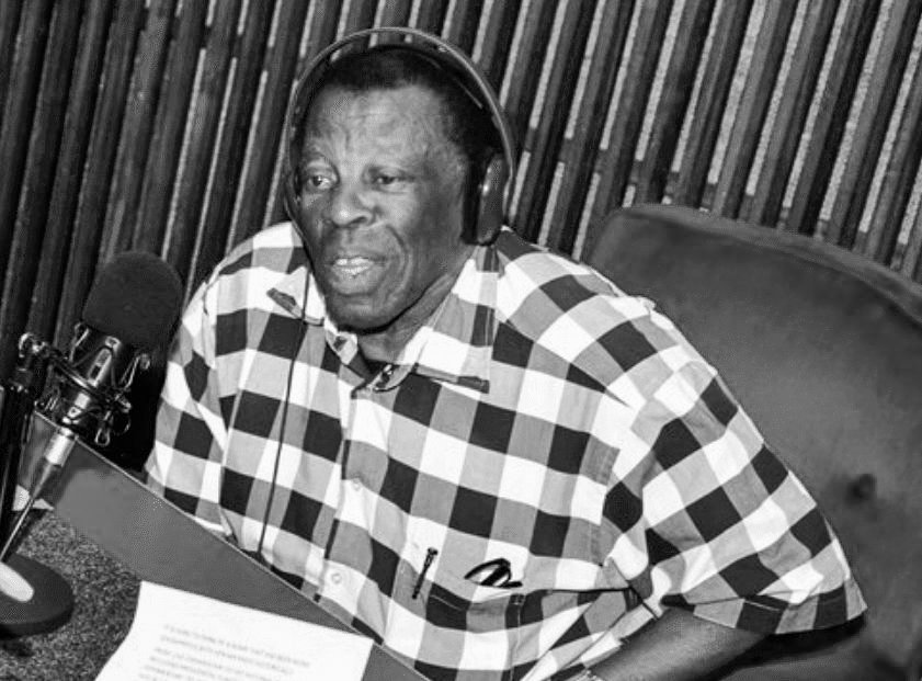 The late veteran broadcaster Leonard Mambo Mbotela. PHOTO/@HonJBMuturi/X