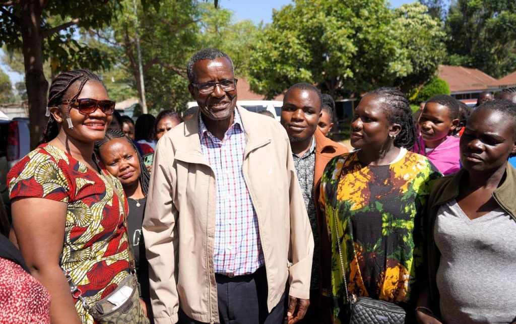 Former Chief Justice David Maraga after attending a church service in Kibra, Nairobi on Sunday, February 9, 2025. PHOTO/@dkmaraga/X