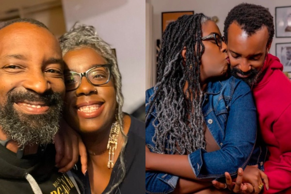 Photo collages of Ciru Muriuki and her late fiancé actor Charles Ouda. PHOTOs/@cirumuriuki/Instagram