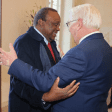 Uhuru meets German President Frank-Walter Steinmeier