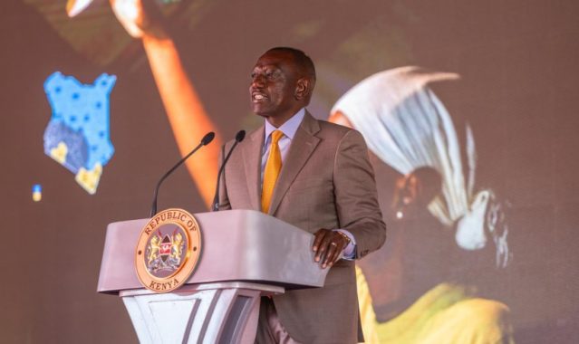 President William Ruto speaking on February 19, 2025. PHOTO/@WilliamsRuto/X