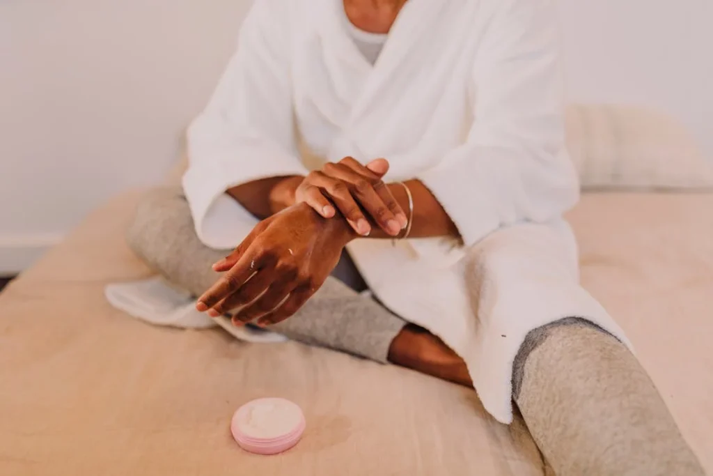 Person doing self care routine. Image used for illustration purposes only. PHOTO/Pexels