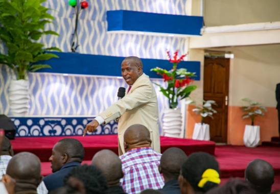 Bishop Edward Mwai of Jesus Winner Ministry, Roysambu at a past function. PHOTO/@rigathi/X