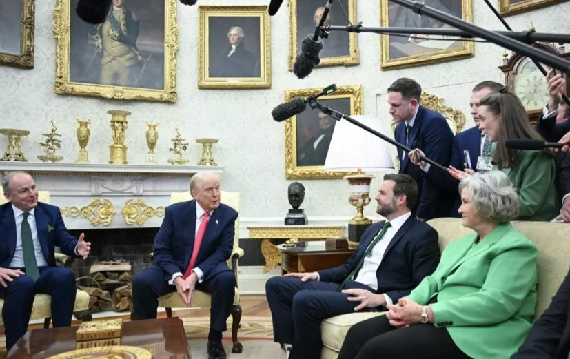 Gold everywhere: Trump transforms the Oval Office into a gilded gallery ...