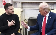 US President Donald Trump and his Ukrainian counterpart Volodymyr Zelensky during a heated argument at the White House on Friday February 28, 2025. PHOTO/Screengrab/YouTube