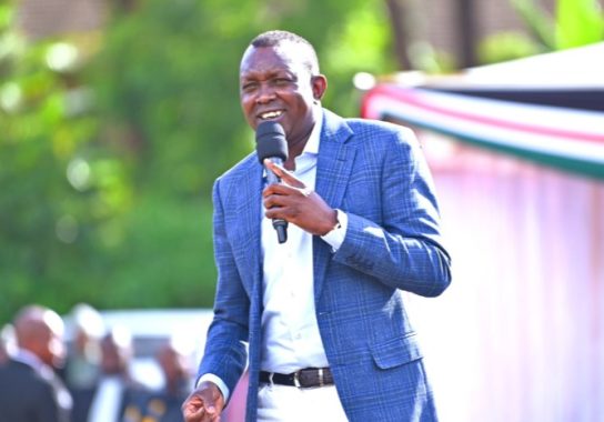 Kapseret MP Oscar Sudi speaking on Saturday April 19, 2025. PHOTO/@HonOscarSudi/X