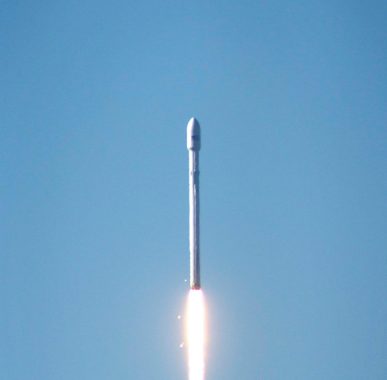 A rocket hours after launching. Image used for representation purposes. PHOTO/Pexels