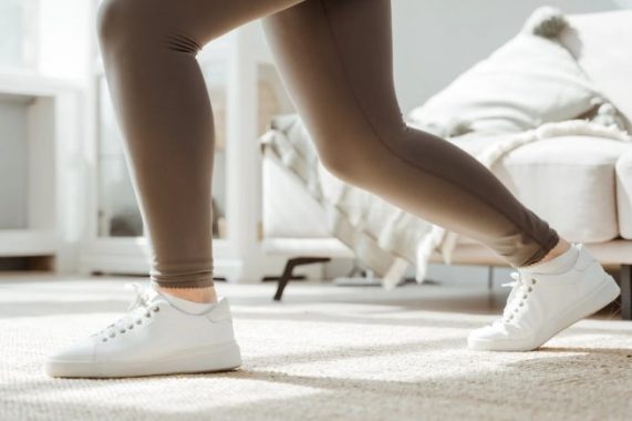 Woman in White Sneakers Doing Squats. Image used for representation purposes only. PHOTO/Pexels