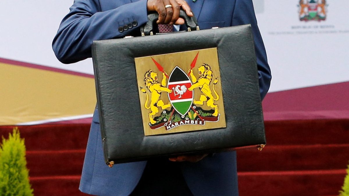 A briefcase, that is commonly used as the symbol of the budget by the Finance Ministry. PHOTO//@ministryoffinance/X
