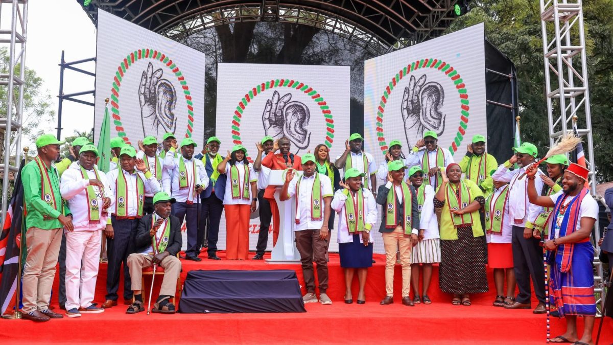 Gunshots rent the air as Gachagua launches new party