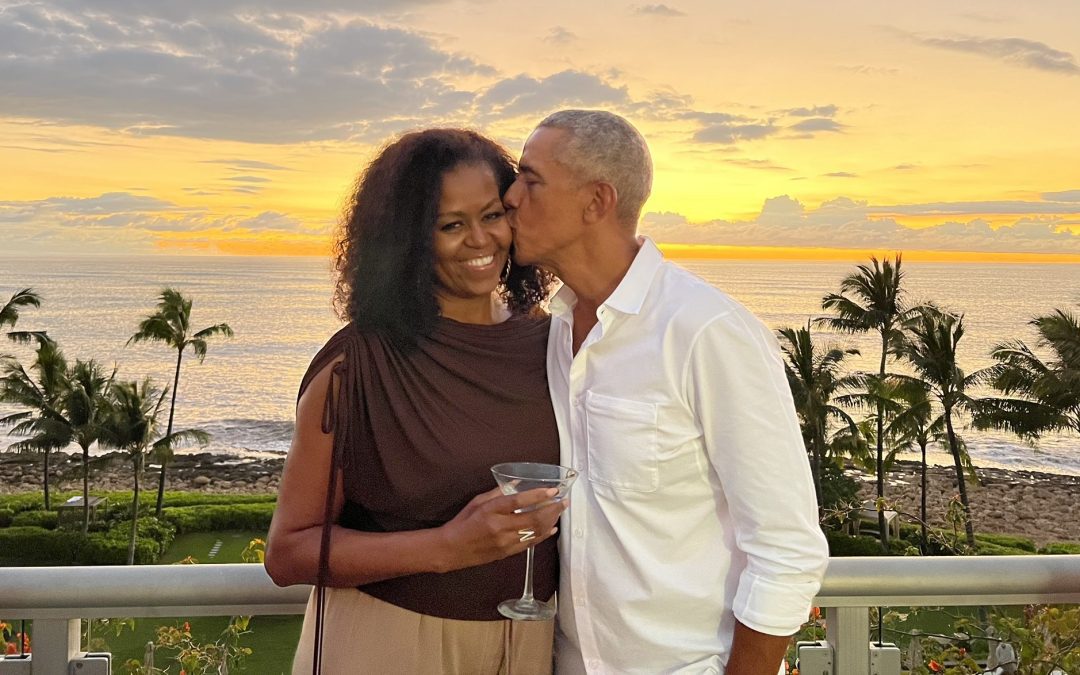 Barack Obama and Michelle in 2022. PHOTO/@BarackObama/X